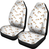 Jack Russel Pattern Print Design 04 Universal Fit Car Seat Covers