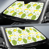 Durian Pattern Background Car Sun Shade