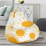 Sun Design Pattern Bean Bag Cover