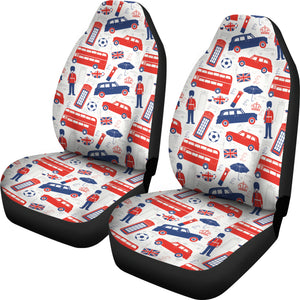 British Pattern Print Design 03 Universal Fit Car Seat Covers