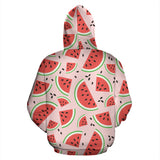 Watermelon Pattern Zip Up Hoodie