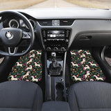 Unicorns Forest Background Front Car Mats