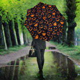 Halloween Pattern Pumpkin Background Umbrella