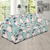 Cute Penguin Pattern Sofa Slipcover