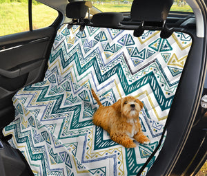 Zigzag  Chevron Paint Design Pattern Dog Car Seat Covers