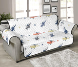 Cute helicopter star pattern Sofa Cover Protector
