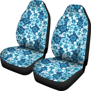 Hibiscus Pattern Print Design 03 Universal Fit Car Seat Covers