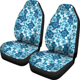 Hibiscus Pattern Print Design 03 Universal Fit Car Seat Covers