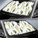 Cute Cactus Pattern Car Sun Shade