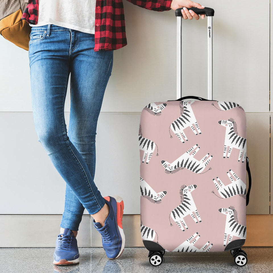 Cute Zebra Pattern Cabin Suitcases Luggages