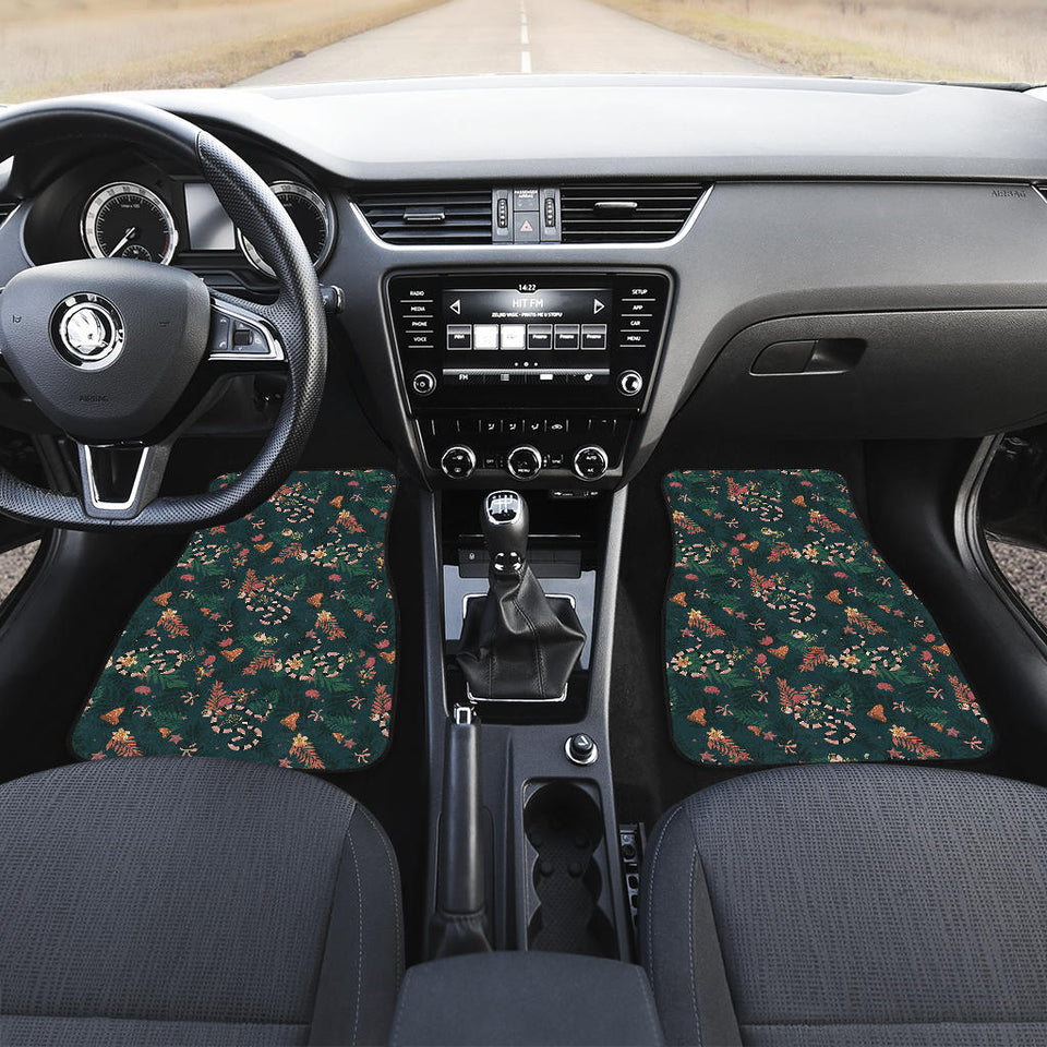 Snake Forest Pattern Front Car Mats