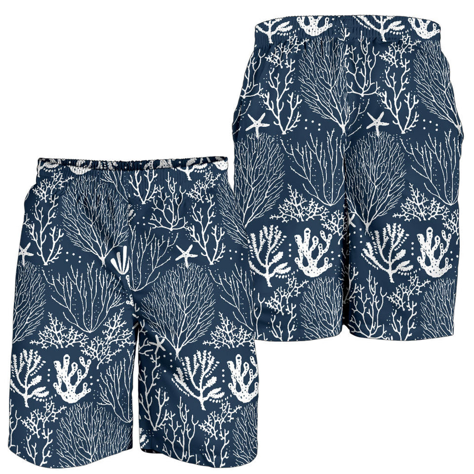 Coral Reef Pattern Print Design 05 Men Shorts