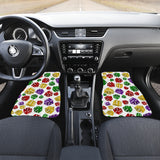 Dice Pattern Print Design 03 Front and Back Car Mats