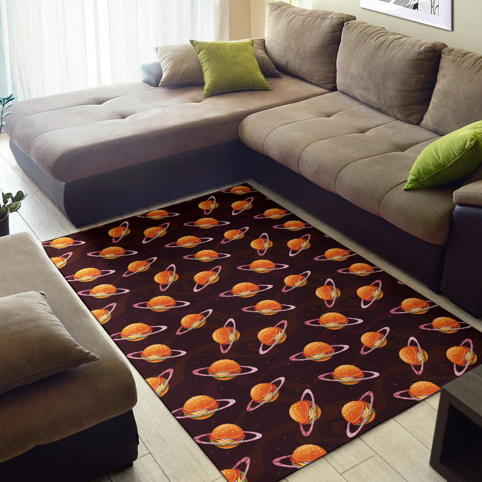 Hamburger Pattern Print Design 05 Area Rug