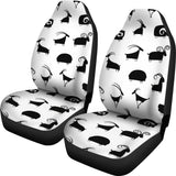 Goat Ram Pattern Universal Fit Car Seat Covers