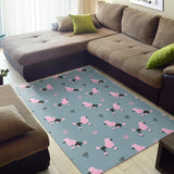 Poodle Dog Pattern Area Rug