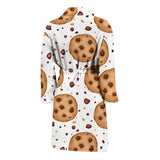 Chocolate Chip Cookie Pattern Men'S Bathrobe