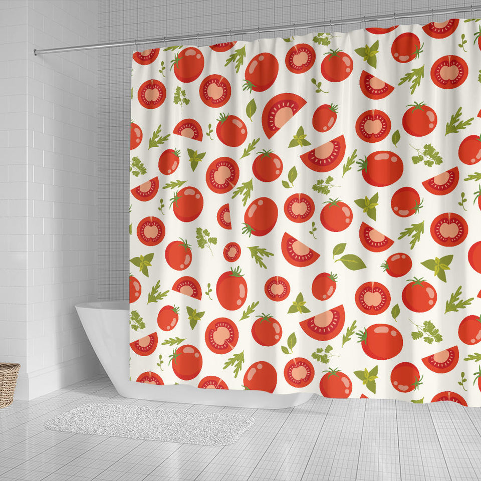 Tomato Pattern Shower Curtain Fulfilled In US