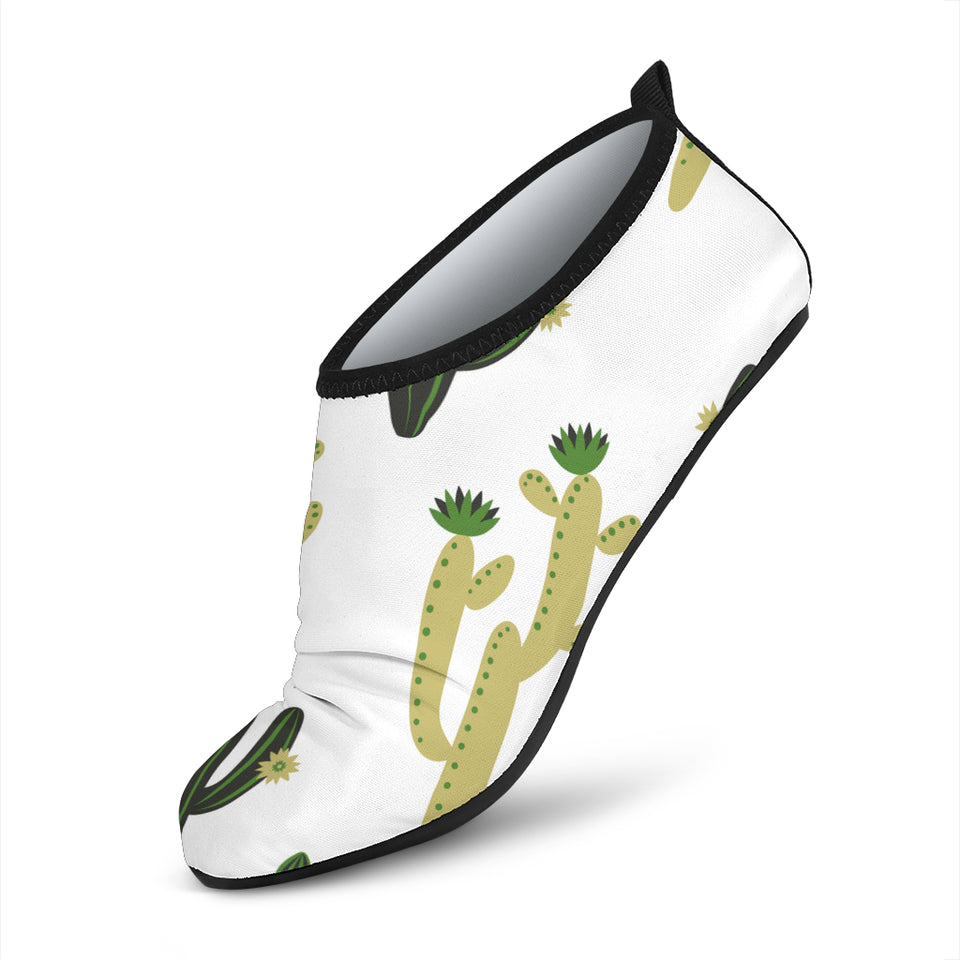 Cute Cactus Pattern Aqua Shoes