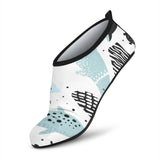 Cute Dolphins Childish Style Pattern Aqua Shoes