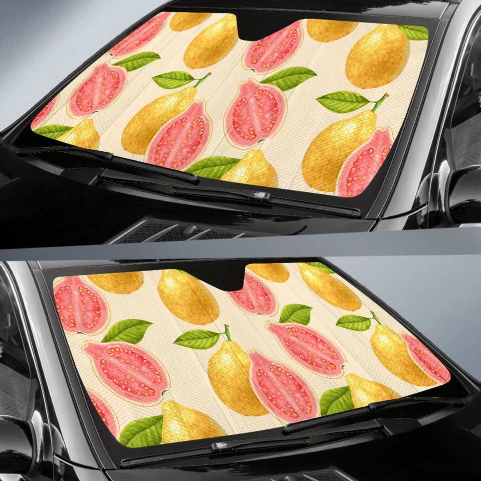 Beautiful Guava Pattern Car Sun Shade