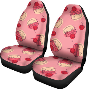 Cake Cherry Pattern  Universal Fit Car Seat Covers