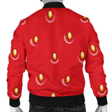 Strawberry Texture Skin Pattern Men'S Bomber Jacket