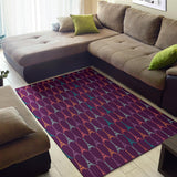 Eiffel Tower Pattern Print Design 05 Area Rug