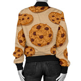 Cookie Pattern Women'S Bomber Jacket