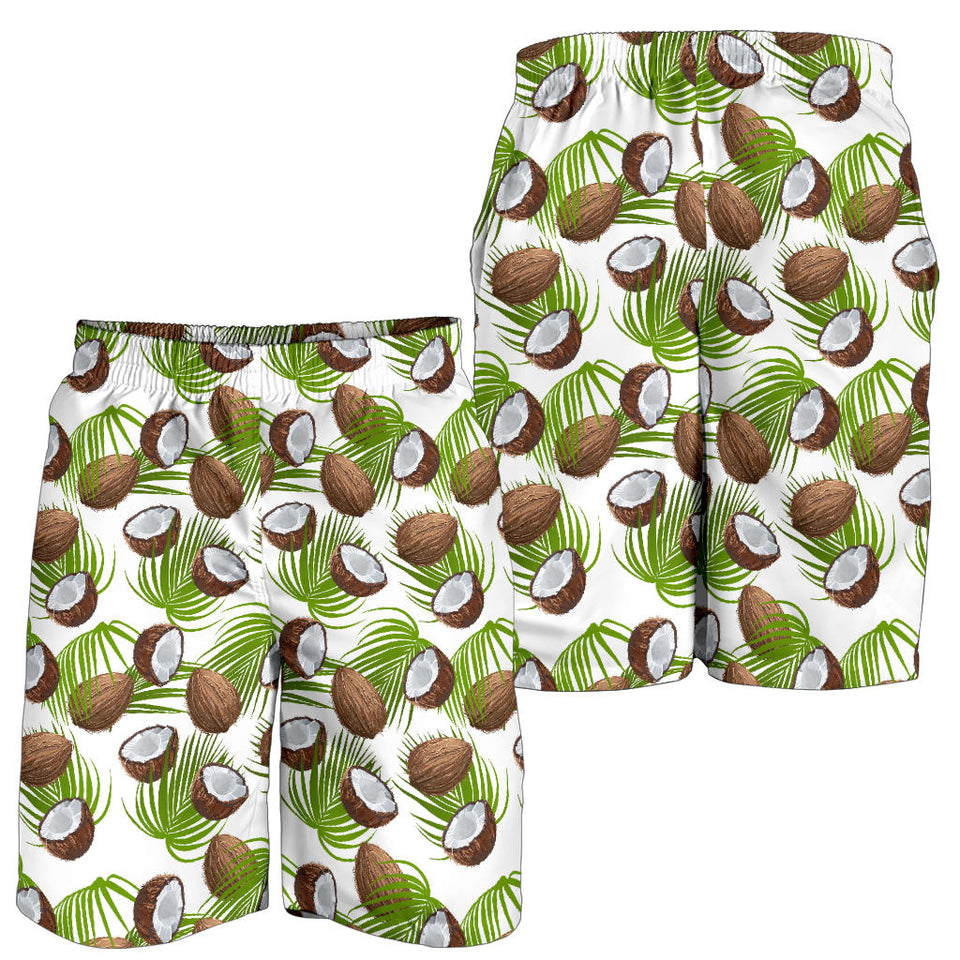 Coconut Pattern Print Design 04 Men Shorts