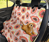 Papaya Leaves Pattern Dog Car Seat Covers