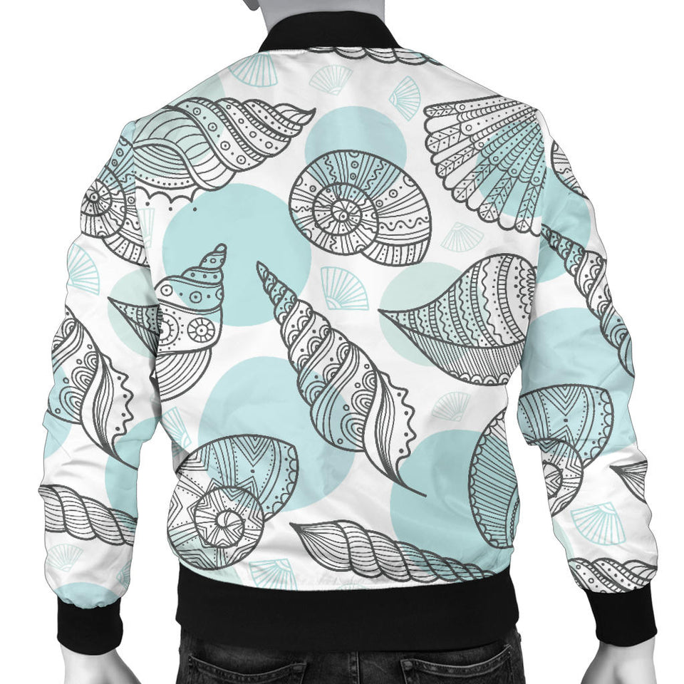 Shell Polynesian Tribal  Men'S Bomber Jacket