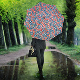 Eiffel Tower Pattern Print Design 02 Umbrella