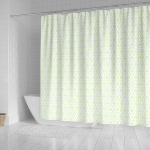 Cucumber Pattern Background Shower Curtain Fulfilled In US
