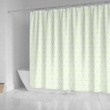 Cucumber Pattern Background Shower Curtain Fulfilled In US