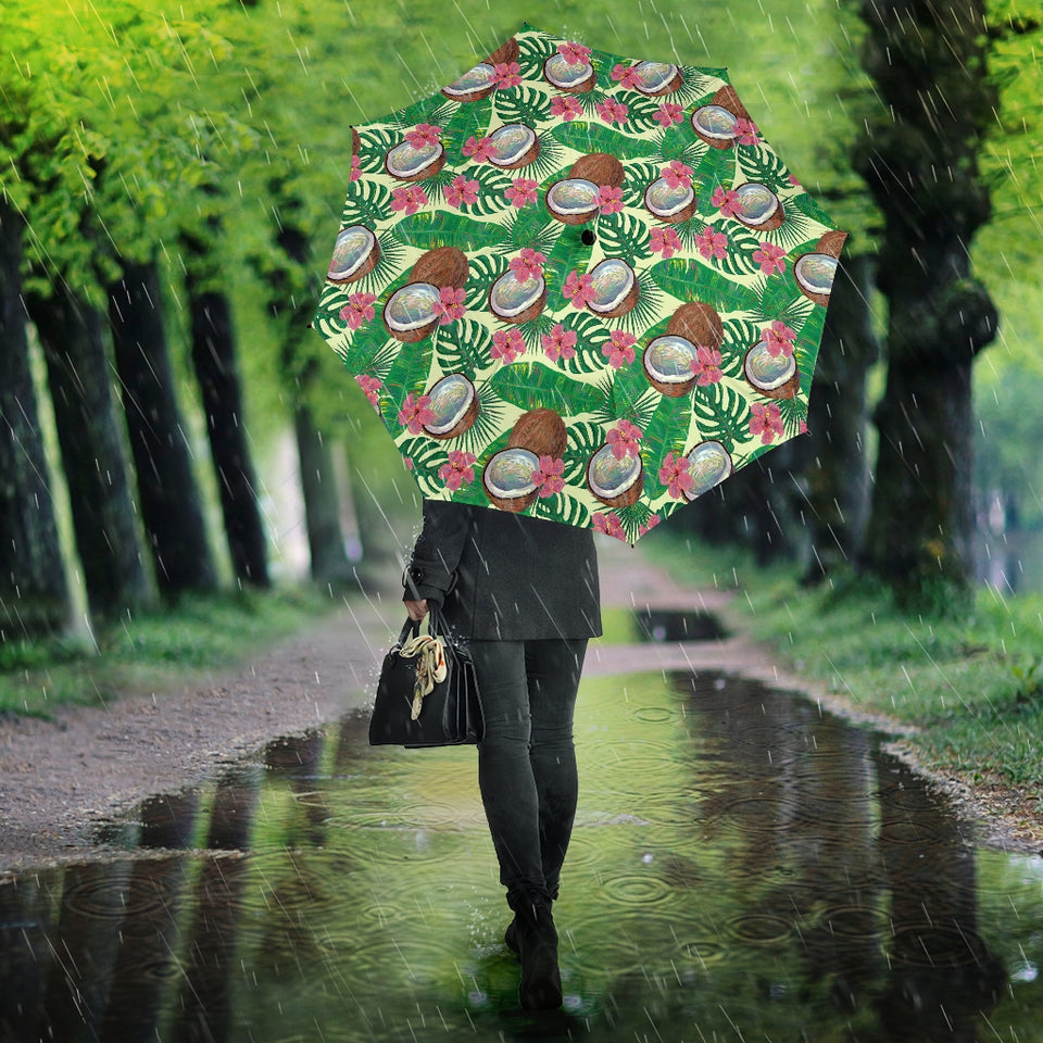 Coconut Pattern Print Design 01 Umbrella