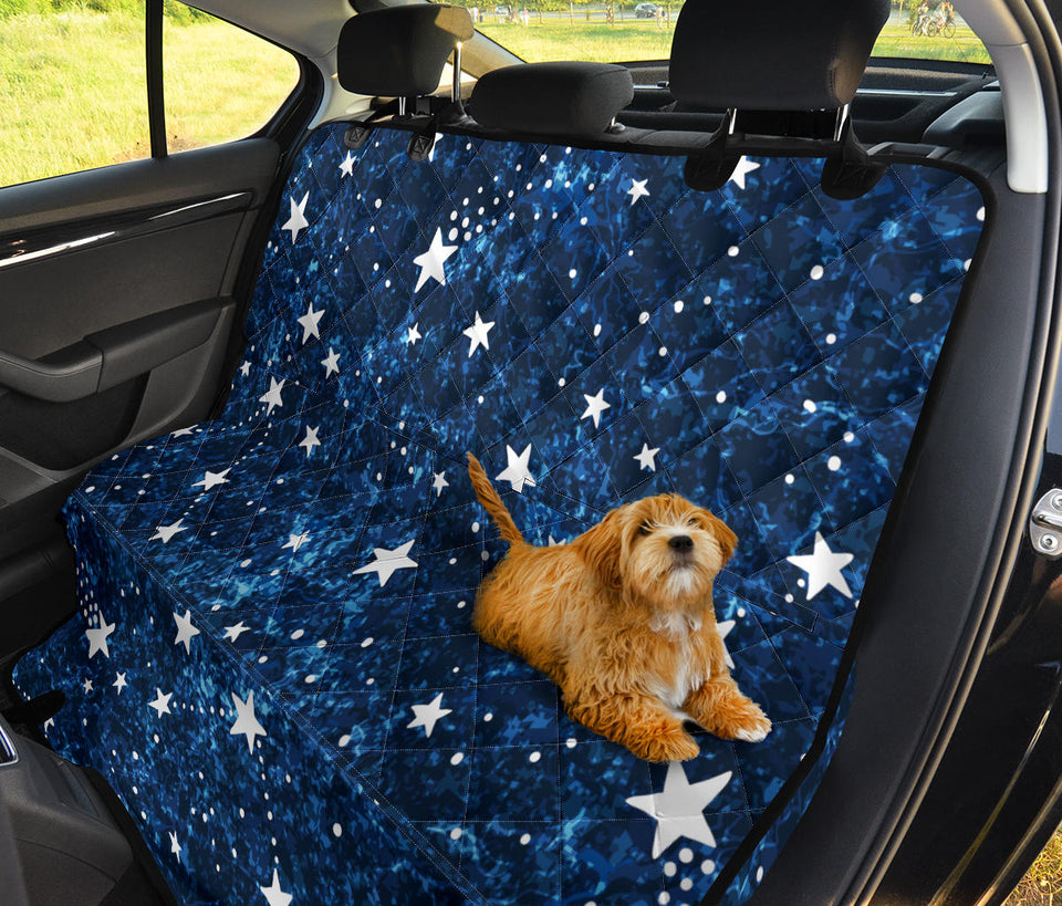 Night Sky Star Pattern Dog Car Seat Covers