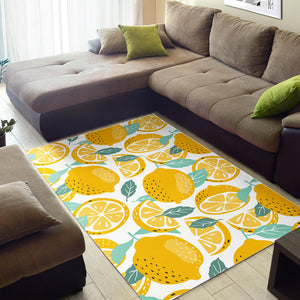 Lemon Design Pattern Area Rug