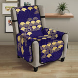 Beautiful japanese fan pattern Chair Cover Protector