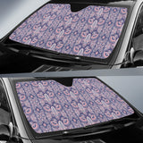 Indian Batik Style Pattern Car Sun Shade