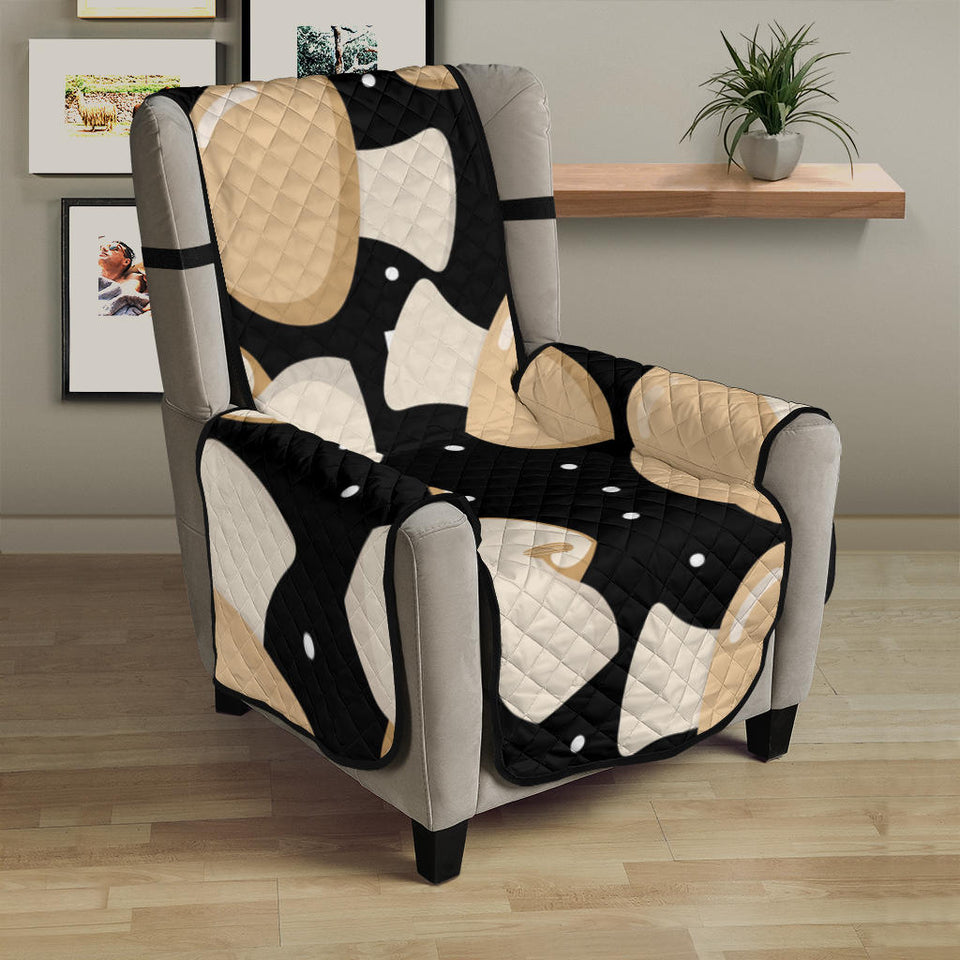 Champignon mushroom pattern Chair Cover Protector