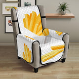 French fries white paper box pattern Chair Cover Protector