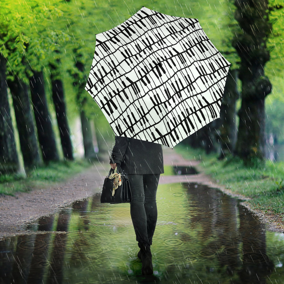 Piano Pattern Print Design 03 Umbrella