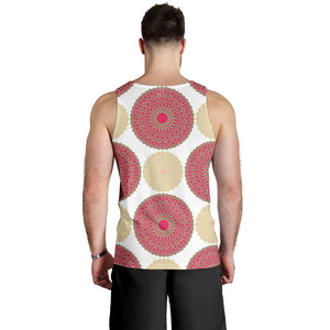 Circle indian pattern Men Tank Top