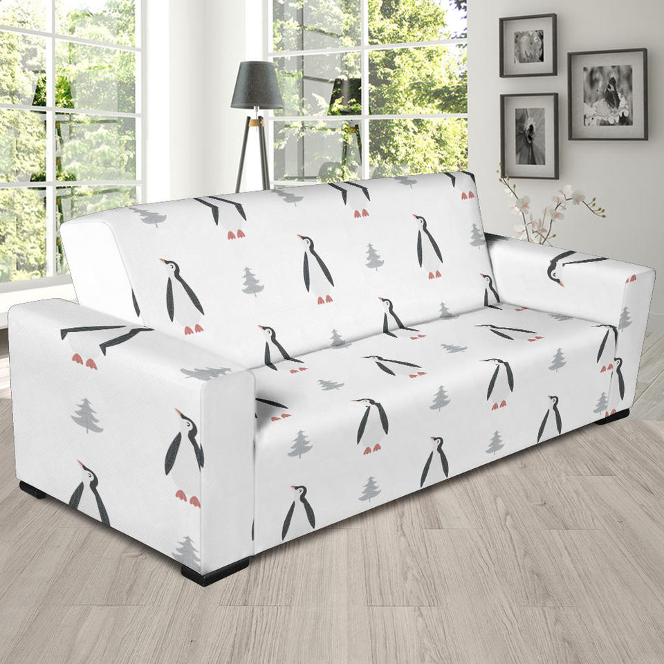 Penguin Pattern Sofa Slipcover