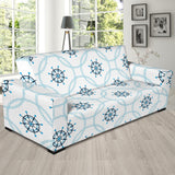Nautical Steering Wheel Chain Sofa Slipcover