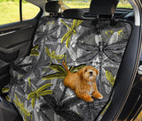 Hand Drawn Dragonfly Pattern Dog Car Seat Covers