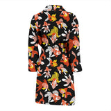 Goldfish Pattern Print Design 03 Men's Bathrobe