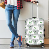 Hand Drawn Koala Leaves Pattern Cabin Suitcases Luggages