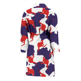 Kangaroo Australian Pattern Men'S Bathrobe